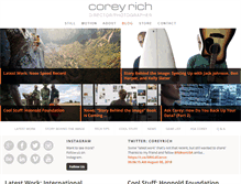 Tablet Screenshot of news.coreyrich.com